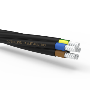 Кабель АВВГнгд-1 5х70 силовий алюмінієвий EUROPAN CABLE Відрізок 42м