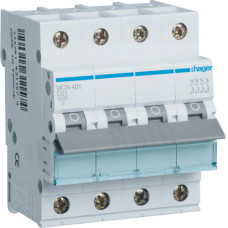 Автоматичний вимикач 4P 6kA C-1A 4M