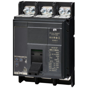 Автоматичний вимикач NBS-E 1600/3L 1600A (36kA, (0.4-1)In/(1.5-10)Ir) 3P