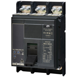 Автоматичний вимикач NBS-E 1600/3H 800A (65kA, (0.4-1)In/(1.5-10)Ir) 3P