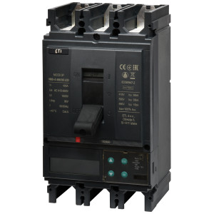 Автоматичний вимикач NBS-E 400/3S LCD 400A (50kA, (0.4-1)In/(1.5-12)In) 3P
