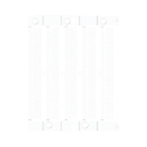 Марковання клем ES-M-(blank), ES-NU1051S (біла, 100 шт)
