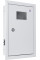 Корпус обліку металевий 12 модулів 1фл, вбудований IP31, серії UBox