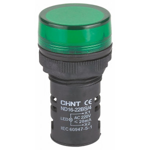 Індикатор ND16-22DS/4  AC/DC 24V Синій