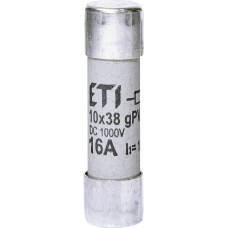 Запобіжник CH 10x38 gPV 16A 1000V (10kA)
