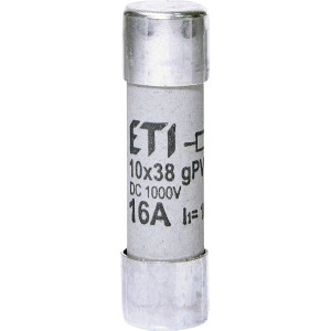 Запобіжник CH 10x38 gPV 16A 1000V (10kA)