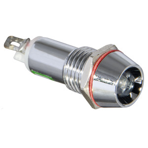 Сигнальна арматура AD22C-10  біла 24V AC/DC