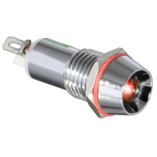 Сигнальна арматура AD22C-10  червона 24V AC/DC