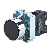 Кнопка NP2-BA21 без підсвітки чорна 1NO IP40