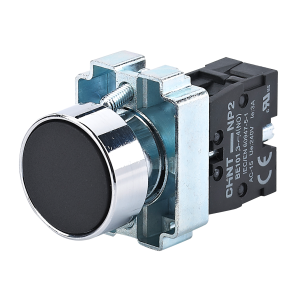 Кнопка NP2-BA21 без підсвітки чорна 1NO IP40