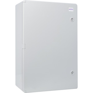 Корпус з АБС-пластику, ударостійкий, з монтажною панеллю, непрозорі дверцята, 40*60*20, ІР65, серіїUBox