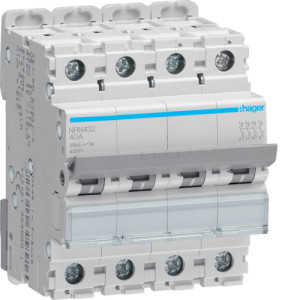 Автоматичний вимикач 4P 20kA C-32A 4M