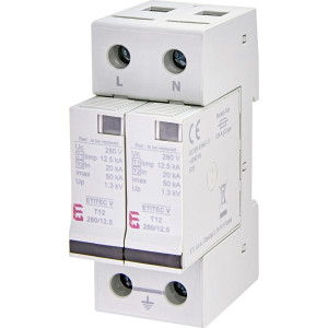 Обмежувач перенапруги ETITEC V T12 280/12,5 (2+0)