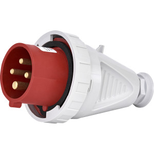 Вилка кабельна (силовий роз'єм) EVH-1643 IP67 (16A, 400V, 3P+PE)