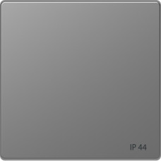 Клавіша 1-на, IP44, нержавіюча сталь ,Merten D-life  Schneider Electric MTN3304-6036