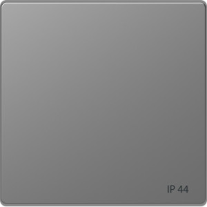 Клавіша 1-на, IP44, нержавіюча сталь ,Merten D-life  Schneider Electric MTN3304-6036