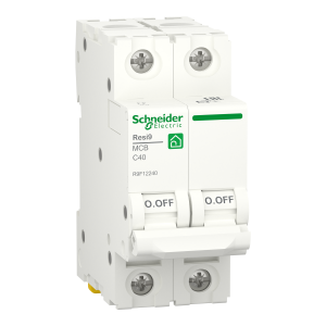 Автоматичний вимикач RESI9 Schneider Electric 40 А, 2P, крива С, 6кА