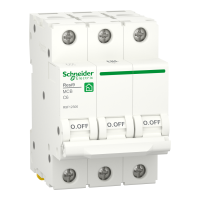 Автоматичний вимикач RESI9 Schneider Electric 6 А, 3P, крива С, 6кА