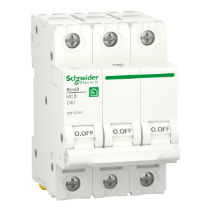 Автоматичний вимикач RESI9 Schneider Electric 40 А, 3P, крива С, 6кА