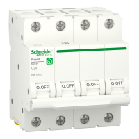 Автоматичний вимикач RESI9 Schneider Electric 25 А, 4P, крива С, 6кА