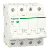 Автоматичний вимикач RESI9 Schneider Electric 40 А, 4P, крива С, 6кА