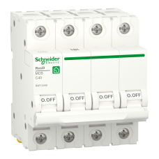 Автоматичний вимикач RESI9 Schneider Electric 40 А, 4P, крива С, 6кА