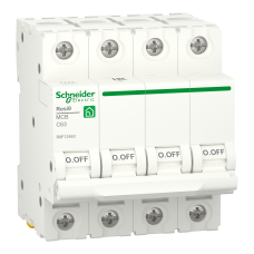 Автоматичний вимикач RESI9 Schneider Electric 63 А, 4P, крива С, 6кА