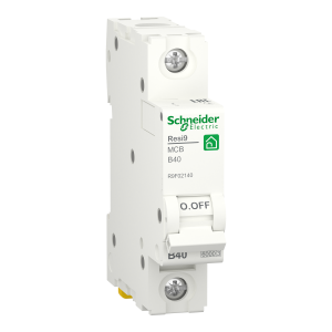 Автоматичний вимикач RESI9 Schneider Electric 40 A, 1P, крива В, 6кА