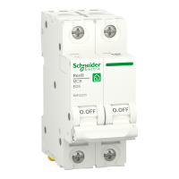 Автоматичний вимикач RESI9 Schneider Electric 25 А, 2P, крива В, 6кА
