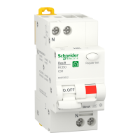 Диференційний автоматичний вимикач RESI9 Schneider Electric 32 А, 30 мA, 1P+N, 6кA, крива С, тип А