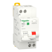 Диференційний автоматичний вимикач RESI9 Schneider Electric 40 А, 30 мA, 1P+N, 6кA, крива С, тип АС