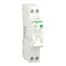Компактний диференційний автоматичний вимикач RESI9 Schneider Electric 16 А, 30 мA, 1P+N, 6кA, крива С, тип А