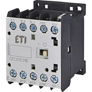 Контактор мініатюрний CEC 12.01-230V-50/60Hz (12A; 5,5kW; AC3)