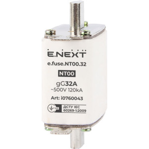 Запобіжник плавкий e.fuse.NT00.32, габарит 00, 32А