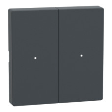 Клавіша для модуля 2 кнопкового вимикача, антрацит,  Merten System M Schneider Electric MTN625214