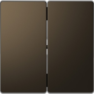 Подвійна клавіша, мокко, MERTEN D-Life Schneider Electric MTN3400-6052