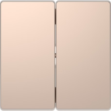 Подвійна клавіша, шампань, MERTEN D-Life Schneider Electric MTN3400-6051