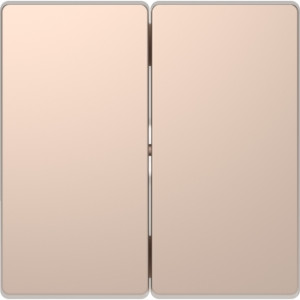 Подвійна клавіша, шампань, MERTEN D-Life Schneider Electric MTN3400-6051