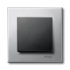 Клавіша з полем для надпису, антрацит, Merten System M Schneider Electric MTN433314