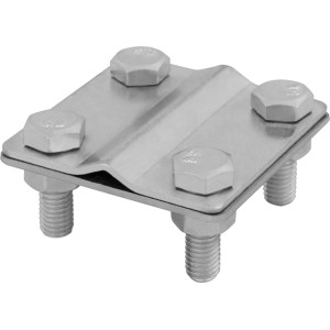 Затискач хрестовий з 4 отворами, прут-полоса В30