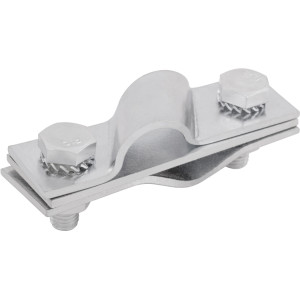 Затискач шпильки заземлення D16 з полосою