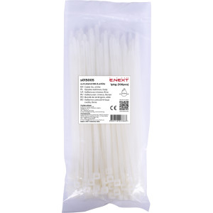 Кабельна стяжка e.ct.stand.150.3.white (100шт)