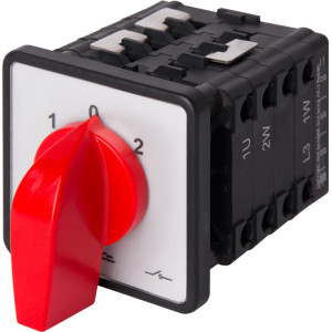 Пакетний перемикач LK63/3.323-SP/45 щитовий, на DIN - рейку, 3p, 1-0-2, 63А