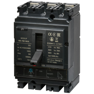 Автоматичний вимикач NBS-TMS 100/3L 50A (36kA, (0.8-1)In/фікс.) 3P