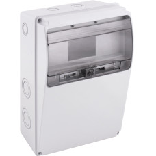 Корпус удароміцний з АБС-пластика e.plbox.industrial.230x300x115.11m передня панель похила IP54