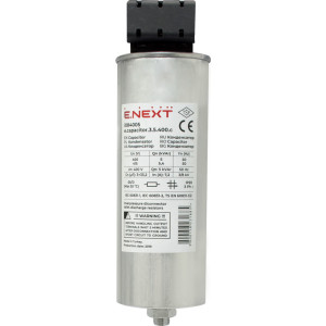 Конденсатор трифазний циліндричний e.capacitor.3.5.400.c, 5 кВАр, 400В