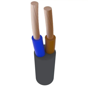 Провід ПВС чорний 4х0,75 EUROPAN CABLE