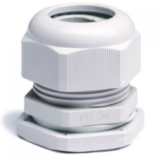 Затискач кабельний з контргайкою, IP68, PG7, д.3-6, 5мм, 52500, ДКС
