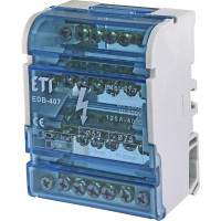 Блок розподільчий EDB-407 4p, 3L+PE/N, 125A (7 виходів)