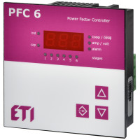 Регулятор реактивної потужності PFC 6 RS (6 ступенів, 97х97)